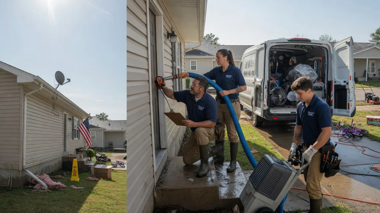 Ceiling Water Damage Restoration in Wagner, SD near me
